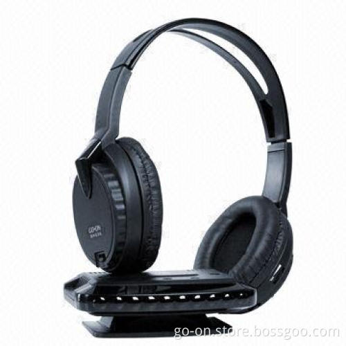 Infrared Wireless Headset for TV/VCR/DVD with Stereo Sound, 30 - 20,000Hz Frequency